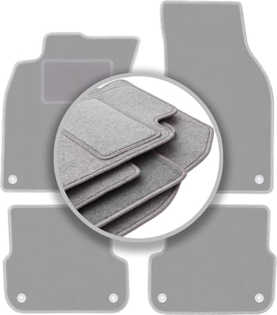 Grijze automatten voor: Audi A6 C6 sedan, stationwagen, avant (2004-2006)