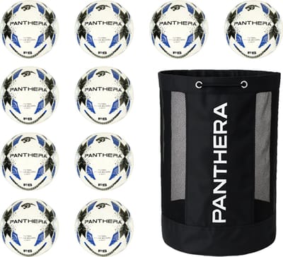 Panthera - Futsal - Belco school - Light - Maat 4 - Set van 10 - Inclusief ballentas - Voetballen - Zaalvoetballen - Indoor