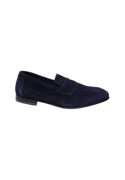 pb10211C9ecam750 Pollini Vrouwen Suede Blue