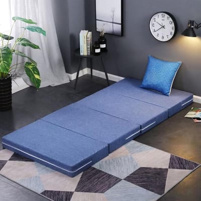 Opvouwbaar Gastenbed - Klapbed Logeren - Comfortabel Slapen - Ruimtebesparend Ontwerp - 90 x 200 cm - Grijs