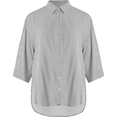 Gestreepte viscose blouse dames Mat Fashion