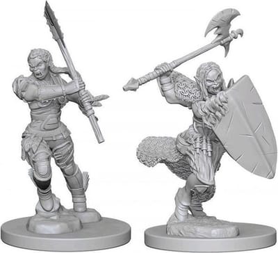 Deep Cuts - Female Half-Orc Barbarian