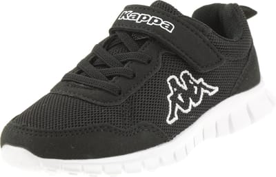 Kappa unisex kindersneakers 260982K 1110 zwart/wit