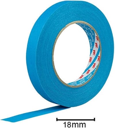 3M 3434 Scotch Afplaktape Blauw 18mm - per rol