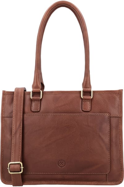Hide & Stitches Jura Schoudertas - Shopper - Leer - Dames - Crossbody - Leren Dames Tas - Bruin
