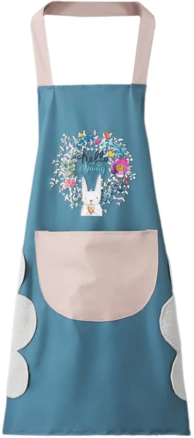 Dailygoods- Damesschort Waterdicht - Keukenschort - Praktisch - Opvouwbaar - 70 x 65 cm - PVC Materiaal
