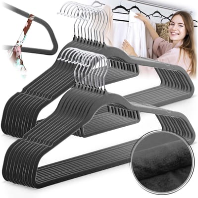 Velours kleerhangers 20st MS-859 Massido
