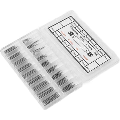 Barres à ressort pour bracelet de montre, broches de liaison en alliage robuste pour montres traditionnelles et intelligentes white