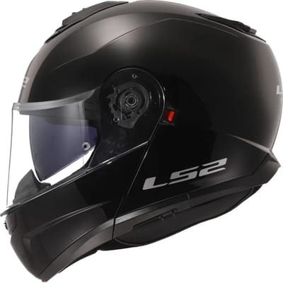 LS2 FF908 STROBE II Gloss Zwart-06 Systeemhelm - Maat S - Helm