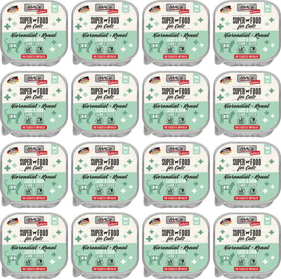 MAC’s Vetcare Kattenvoer - nierdieet kat - Zalm & Kip - 16 x 100g