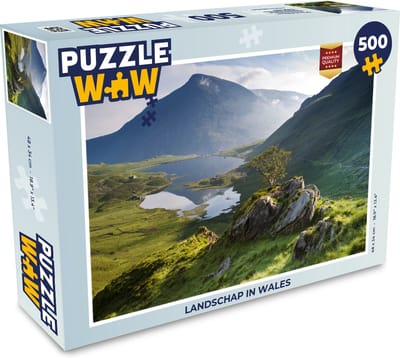 Puzzel Landschap in Wales - Legpuzzel - Puzzel 500 stukjes