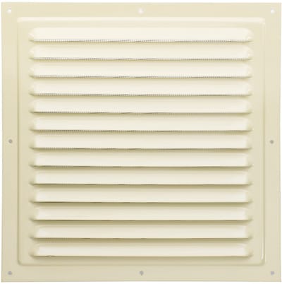 Dailygoods- Ventilatierooster Metalen - 25 x 25 cm - Insectennet - Afsluitbaar - Diverse Kleuren - Duurzaam