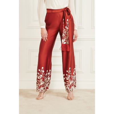 GUESS Marciano By Erin Pant Shadowlands Print Taglia: 36 | Pantaloni Outlet | Donna | Verde