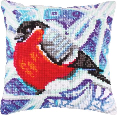 Kussen borduurpakket Winter Traceries - Collection d'Art