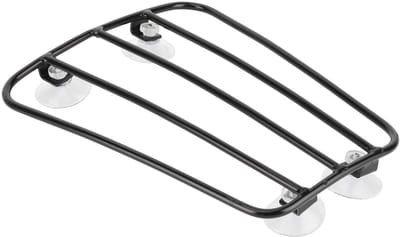 Dailygoody - Motorfiets bagagerek - Retro stijl - Ideaal voor motorliefhebbers - Zwart - Handig voor extra opslag - Geschikt voor diverse motoren - Kw.