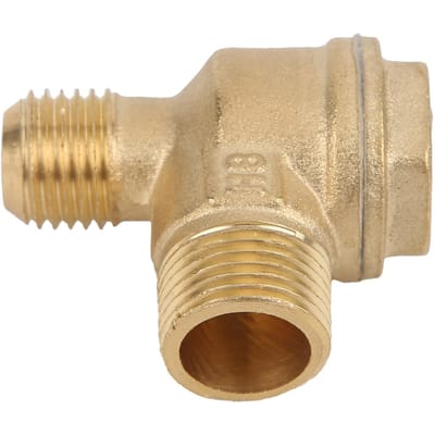 Clapet Anti-Retour 2 Voies Laiton Filetage Mâle Machine Sans Huile Accessoires Compresseur d'Air 3 8 x 14