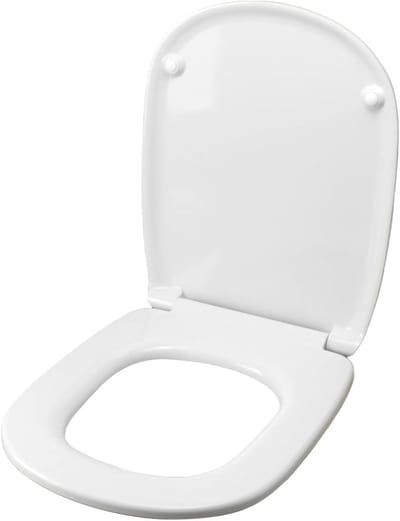 WC-bril voor Pozzi Ginori 500 Duo met quick release en roestvrijstalen scharnieren