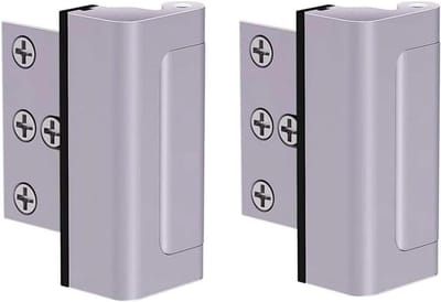 Deurslot Versterking - Veiligheidsslot Grendel - Huis Beveiligen - Bestand tegen 800 lbs - 3 inch - Zilver