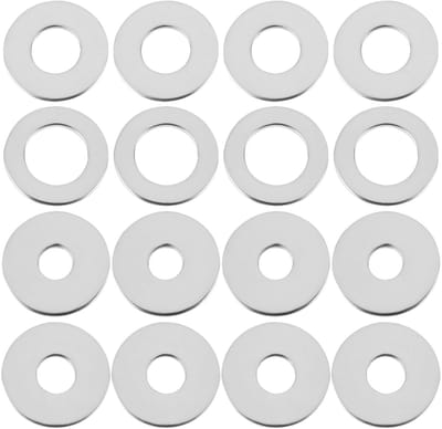 Dailygoods- Platte Wasmachines 120 Stuks - Roestvrij Staal - M5/M6/M8/M10 - Corrosiebestendig - Veelzijdige Toepassingen - Voor Binnen/Buiten - Sluitringen