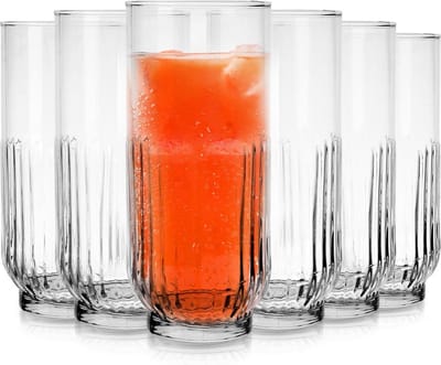 Drinkglazen 380 ml 6 stuks - Waterglazen - Glazen - Limonadeglazen