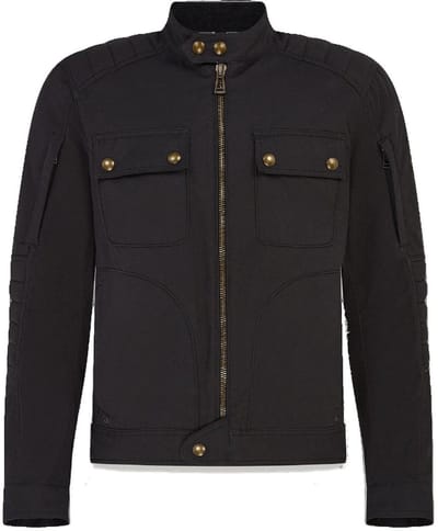 Belstaff Roberts Zwarte Waterdichte Textieljas - Jas