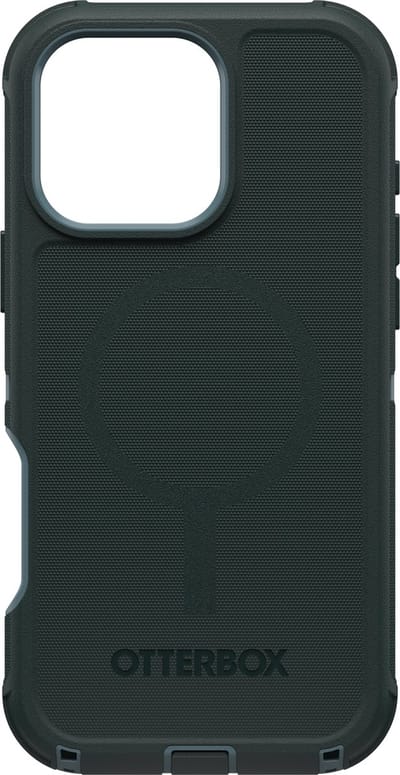 OtterBox Defender Hoesje Geschikt voor Apple iPhone 16 Pro Max - Back Cover Compatibel met MagSafe - Beschermhoes - DROP+ - Valbestendig - Groen