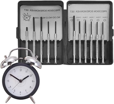Schroevendraaier Set - Reparatie Tool - Precisie Werk - Uitgebreide Kit - 11 Delig - Zwart