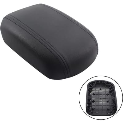 Auto Armleuning Opbergdoos Mat PU Leer Armleuning Pad Cover Vervanging voor Cruze 2009 2014 black