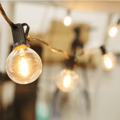 Solar lichtsnoer tuin 'Chain' - 50 led filament lampen - USB-C oplaadbaar - 15 meter lang - Warm wit licht (2700K) - IP44 - Solar lichtslinger - Op zonne-energie