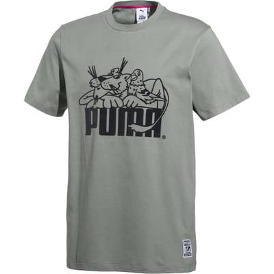 Puma x Staple Tee Korte mouwen Crew Neck Limestone Womens T-shirt 577484 85