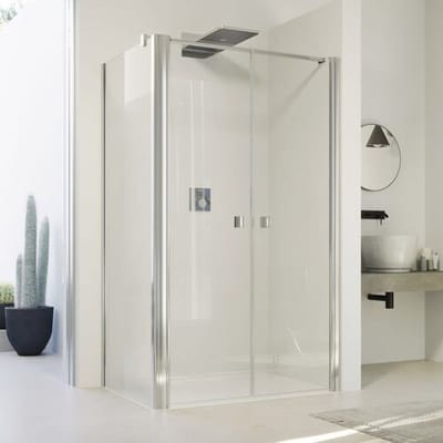 HÜPPE SolvaPro swing door for side wall 80 x 200 cm, without anti-plaque 7T0901092321
