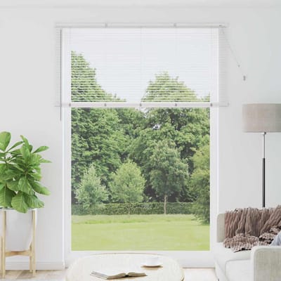 vidaXL - Venetiaanse - jaloezie - Wit - 220 - x - 155 - cm - 25 - mm - Aluminium
