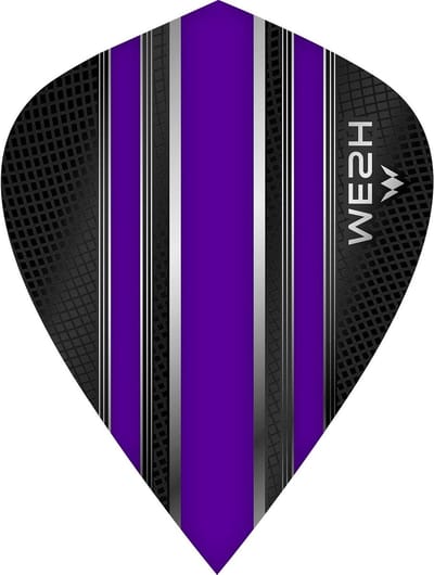 Dart Vluchten - Mission Flights - Darts Spelen - 100 Micron - 1 Set (3) - Paars