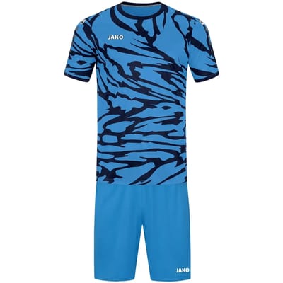 Jako Animal Shirt Korte Mouw Heren - Wit / Marine / Jako Blauw | Maat: XXL