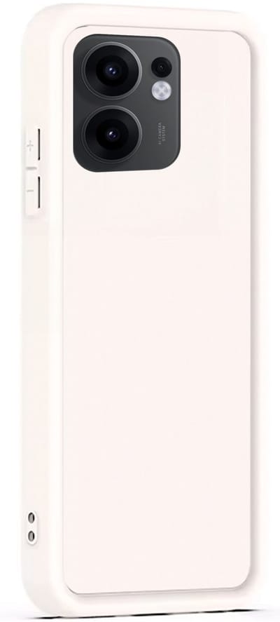 Hoesje geschikt voor Oppo Reno 13F / 13 FS - Versterkte randen - Bescherming Camera & Scherm - Matte Design Sand Beige