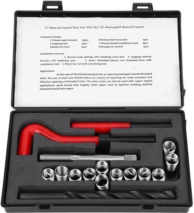 Solidchoice - Dailygoody - Draadreparatieset - M11 x 1,25 - 17 Stuks