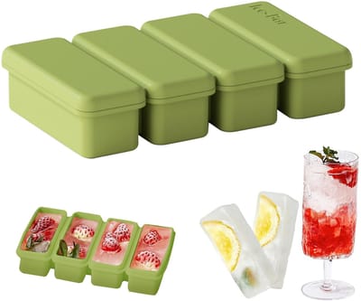 Dailygoods- Diepvriesdienblad - IJsblokjesvorm Siliconen - Soepcontainers - Voedselopslag - Gemakkelijk schoon te maken - Hygiënisch ontwerp