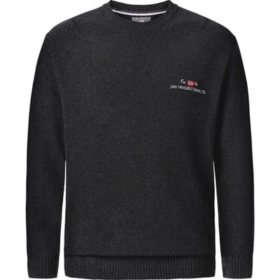 Jan Vanderstorm herren Trui - 52/54 - donkergrijs - Plus Size