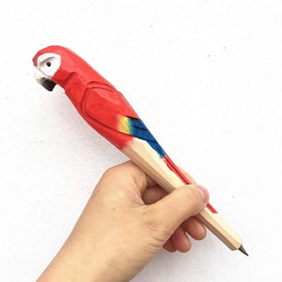 Handgemaakte houten balpen - Creatieve schrijfstift als origineel kunstcadeau voor liefhebbers