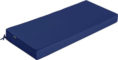Bankkussens voor buiten - Veranda kussens - Terras meubilair - Waterdichte stof - 130 x 45 cm - Marineblauw