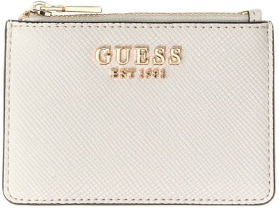 GUESS kaarthouder Patsie SLG Credit Card Case Cream White crème