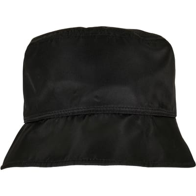 Flexfit - Nylon Sherpa reversible Bucket hat / Vissershoed - Zwart/Wit