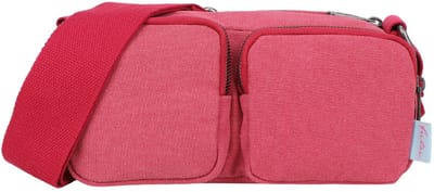 Fritzi aus Preußen schoudertas Donny Crossover Bag Long Canvas Berry roze