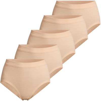 ESGE Dames tailleslip 5 pack Basic - à fines côtes
