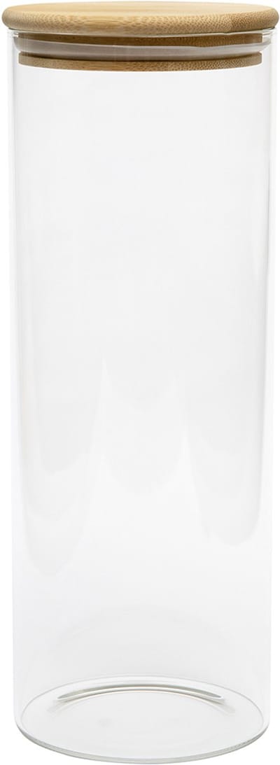 BrandNewCake Voorraadpot Glas met Bamboe Deksel 1700ml