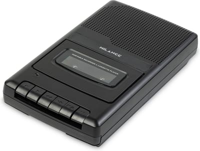Draagbare Cassette Speler met Opnamefunctie - Walkman - Cassette Recorder - Incl. Batterijen