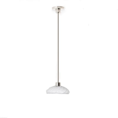 Hanglamp Swingbowl 20's Mat nikkel - Art Deco Trade