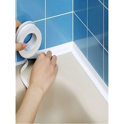Bande de calfeutrage étanche et anti-moisissure auto-adhésive, Bande d'étanchéité haute viscosité résistante à l'huile, Autocollant de joint étanche à l'humidité Multicolor gray