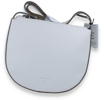 Crinkles Dames Crossbody Linen | Wit | Maat: One Size