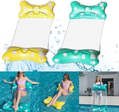 Dailygoody - Opblaasbaar zwembed - Waterhangmat - 4-in-1 loungestoel